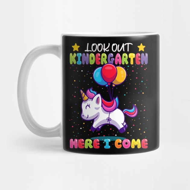 Kindergarten Here I Come Unicorn Enrollment by auviba-design